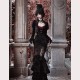 Duchess Gothic Velvet Mermaid Hem Skirt By Blood Supply (BSY152S)